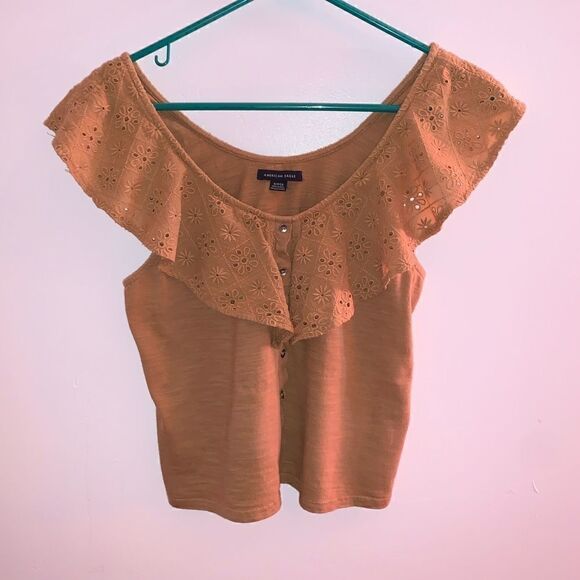 American Eagle Sleeveless Top Tan - Picture 1 of 2
